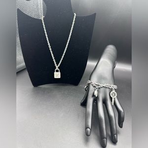 Vintage jewellery set Louis Vuitton style.